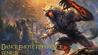 Fenrir Dance Reference  Thriller SMITE [upl. by Onofredo]