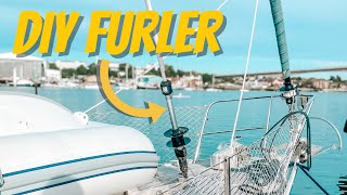 Sail Boat DIY furling system build [upl. by Rebhun586]