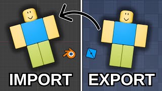 HOW TO IMPORT ROBLOX STUDIO MODELS TO BLENDER [upl. by Laius823]