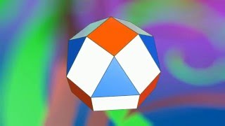 Rhombicuboctahedron  Ромбокубоктаэдр Expanded Cube or Expanded Octahedron [upl. by Bartholomeo78]