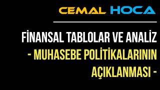 2 Finansal Tablolar Analizi │ Muhasebe Politikaları Nedir [upl. by Gleason]