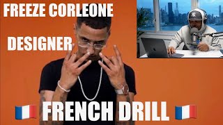 AMERICAN FIRST REACTION TO FRENCH DRILL  Freeze Corleone  Desiigner  A COLORS SHOW ENGLISH SUBS [upl. by Leslee]