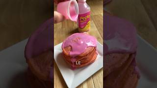 Hotcakes con PeptoBismol sabe rico 🤢🤣 shorts ￼ [upl. by Anirehs]