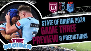 State of Origin 2024 Game 3  Preview amp Predictions [upl. by Valma]