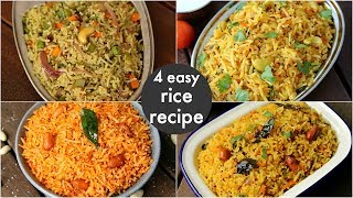 4 easy instant rice recipes  lunch box recipes amp ideas  बच्चों की पसंदीदा लंच बॉक्स रेसिपीज [upl. by Ulah668]