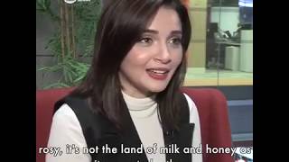 Armeena Khan interviewed by Haroon Rashid for the BBC [upl. by Llenet690]