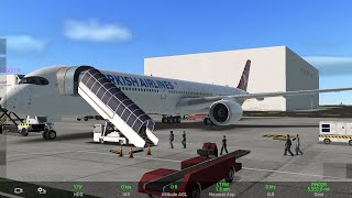 RFS  Real Flight Simulator  Istanbul to Rio De Janeiro  Full Flight  Airbus A350  Turkish [upl. by Jeu]