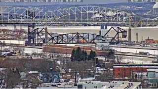 First through the Soo Locks for the 2024 2025 season Joseph L Block March 22 2024 [upl. by Ruyle]