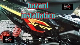 xrm 125 fi install hazard [upl. by Ephram924]