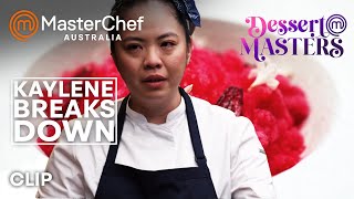 Kaylene Tan Breaks Down  MasterChef Australia Dessert Masters  MasterChef World [upl. by Aierbma]