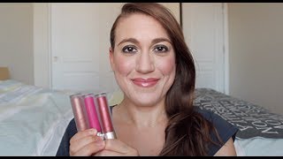 Fitglow Beauty Lip Colour Serums Swatches and Review  Cruelty Free Clean Makeup [upl. by Cavill244]