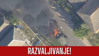 UKRAJINCI OSTAJU BEZ TENKOVA U KURSKOJ OBLASTI RUSI IH RAZVALJUJU LANCETIMA [upl. by Nodearb]