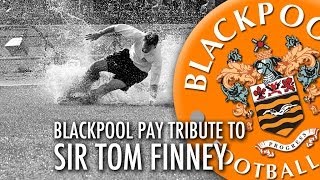 Blackpool Pay Tribute To Sir Tom Finney [upl. by Helsa]