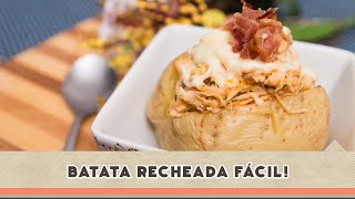 Batata Recheada Fácil  Receitas de Minuto 168 [upl. by Nnainot712]