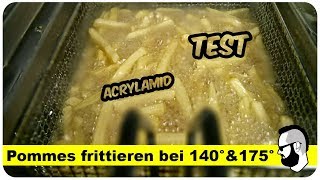 Pommes frittieren bei unterschiedlichen Temperaturen 🆃🅴🆂🆃 🍟  Pommes Män [upl. by Annaj]