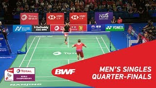 MS  Viktor AXELSEN DEN 1 vs CHEN Long CHN 8  BWF 2018 [upl. by Adkins]