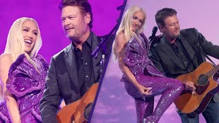 Watch Gwen Stefani and Blake Shelton’s LOVEDUP ACM Awards Duet of Purple Irises [upl. by Hsetim]