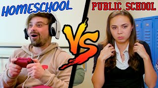 Home School vs Public School [upl. by Releyks909]