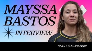 Mayssa Bastos ONE Championship Fight Night 24 PostFight Interview [upl. by Brote669]