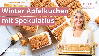 😍😍 Saftiger Apfelkuchen mit Spekulatius vom Blech einfach zubereitet  Thermomix® Rezepte [upl. by Nereil]