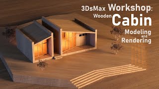 3DsMax tutorial  Modern Villa Modeling and Rendering workshop [upl. by Orlina481]