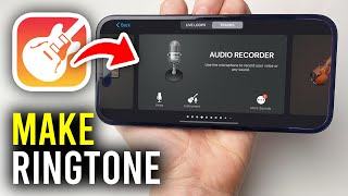 How To Make A Ringtone On iPhone With GarageBand  Full Guide [upl. by Robert]