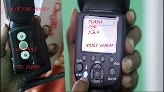 digitek flash review for cannon mark II 6D is the best price on its bugget in hindi [upl. by Astri]