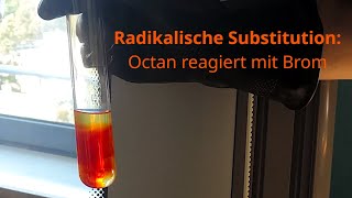 Radikalische Substitution Octan mit Brom [upl. by Aleit785]