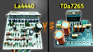 Which is The Best Amplifier BoardLa4440 vs Tda7265 Audio ic Board la4440 4440 tda7265 [upl. by Ymmac]