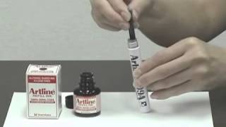 How to Refill Artline Ink for Whiteboard Markers [upl. by Assennej]