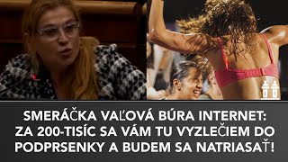 Smeráčka VAĽOVÁ sa odviazala v NR SR VYZLEČIEM SA do podprsenky a dostanem 200tisíc ako Soňa [upl. by Yennek294]