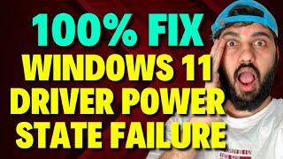 Fix Windows 11 Driver Power State Failure [upl. by Hermina]