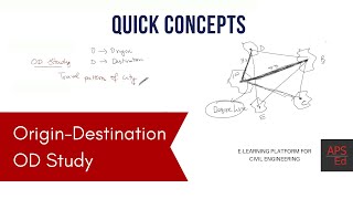 Origin Destination OD Study in Traffic Engineering  Quick Concepts [upl. by Weigle]