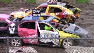 2024  Compact Heat 3  AddisonVT Demolition Derby 862024 [upl. by Macfarlane]