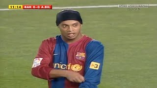 RONALDINHO 200607 👑 Ballon dOr Level Dribbling Skills Goals amp Passes ᴴᴰ [upl. by Ysdnil]