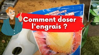 Engrais ou solution nutritive comment doser en hydroponie [upl. by Nylsirk]