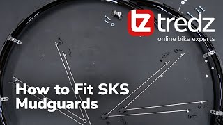 How to Fit SKS Mudguards  Tredz  Online Bike Experts [upl. by Dijam]