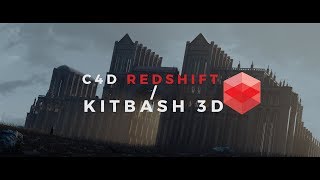 Redshift C4D with Kitbash 3D LIVE TUTORIAL [upl. by Ennailuj752]