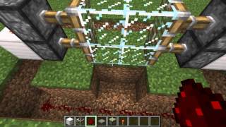 Tutorial Minecraft  Comment faire une porte automatique [upl. by Erdei]