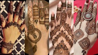 New stylish back hand mehndi design easy mehndi design  mehndi ka design mehndi design mehndi [upl. by Fotinas]