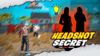 100 REAL  HEADSHOT TRICK  SECRET 🤫  FREE FIRE NEW HEADSHOT TRICKS [upl. by Ellemrac863]