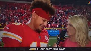 Patrick Mahomes Xavier Worthy Chiefs Postgame Interview quotA Game Of Inchesquot  Ravens  Chiefs [upl. by Dimmick]