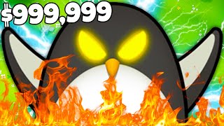 The Most EXPENSIVE Upgrade in Bloons Gunter the Penguin in Bloons Adventure Time TD [upl. by Lavery41]