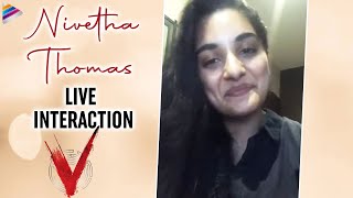 Nivetha Thomas Live Interaction Full Video  V The Movie  Nivetha Thomas  Telugu FilmNagar [upl. by Myles297]