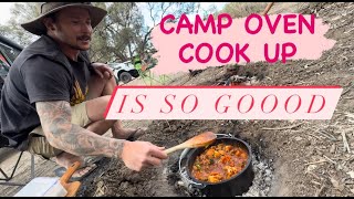 BIG Veggie COOK UP before crossing VICSA boarder [upl. by Ecar]