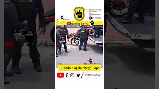 Pensei que a ajuda era para a polícia Mas police policia motovlog [upl. by Nyletak]