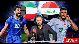 التعليق الصوتي فقط لمباراة العراق و الكويت في تصفيات كأس العالم مع المعلق لاوين هابيل الكردي [upl. by Herold]