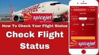 How To Check Spicejet Flight Status Live I Live Flight Status SpiceJet I Current SpiceJet Flight Sta [upl. by Htedirem]