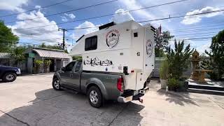 Walk around an AvengerBox Premium Truck Camper fitted on an Old Nissan Navara  D40 KingCab [upl. by Eciryt]