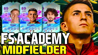 Best Meta Choices for FS Academy Midfielders Evolution 🔥 EA FC 24 [upl. by Esil149]